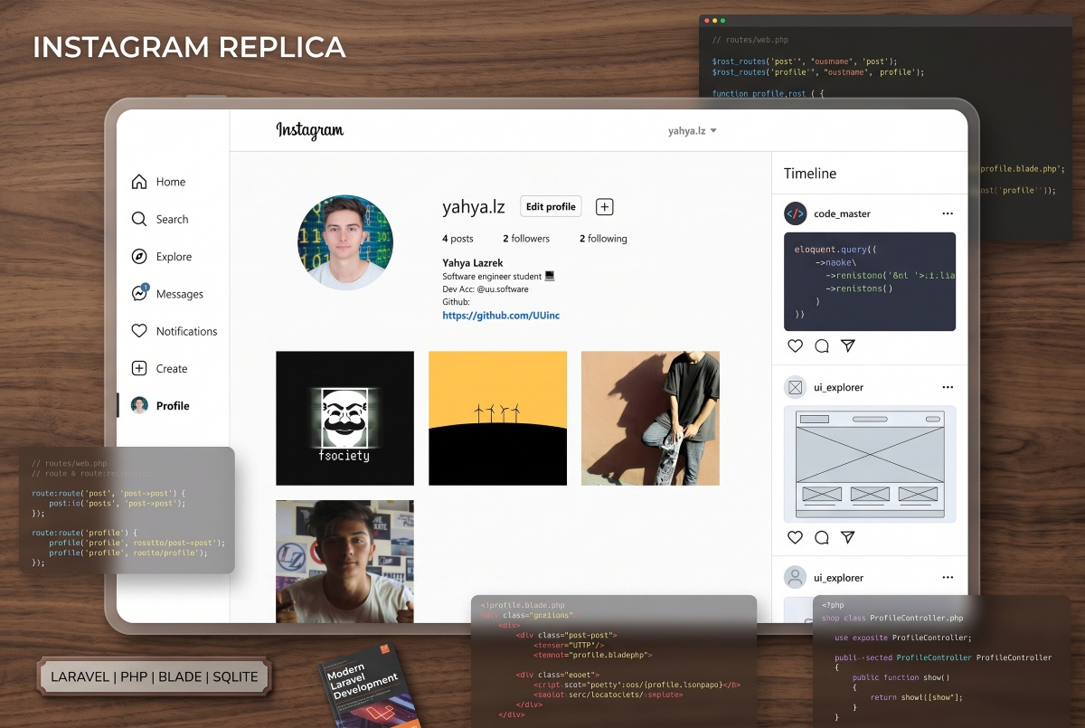 Instagram Replica project